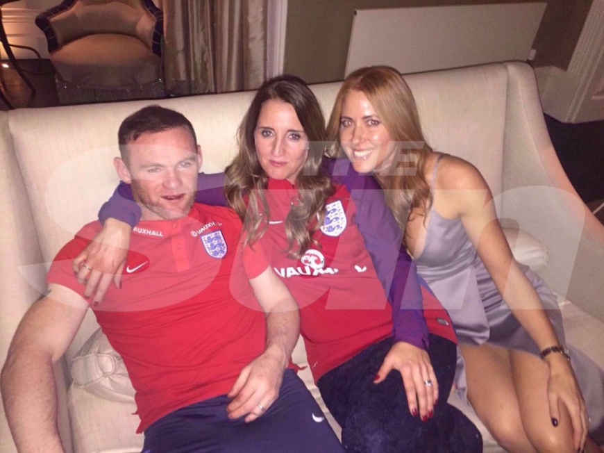 Wayne Rooney borracho en el casamiento